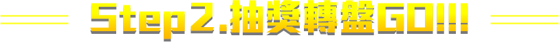 Step2.抽獎轉盤GO!!!